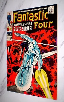 Buy Fantastic Four #72 NM 9.4 OW/W Pages 1968 Marvel Classic Silver Surfer Cover • 772.73£
