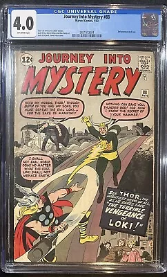Buy (1963) JOURNEY INTO MYSTERY #88 2nd Appearance LOKI! CGC 4.0 OWP! • 349.47£