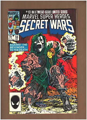 Buy Marvel Super Heroes Secret Wars #10 SPIDER-MAN DR. DOOM AVENGERS X-MEN VF+ 8.5 • 19.19£