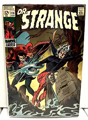 Buy DOCTOR STRANGE #176 (1968)  AMAZING GENE COLAN ARTWORK!  12c SILVER AGE GEM! • 19.56£