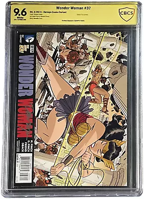 Buy Wonder Woman 37 CBCS 9.6 WH Verified Signature Darwyn Cooke • 97.08£