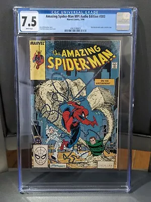 Buy RARE Amazing Spiderman MPI Shan-Lon #303 1990 CGC 7.5 SHIPS FREE • 73.78£