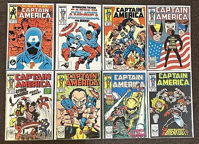 Buy Captain America #333,334,335,336,337,338,339,340 1987 Lot • 23.29£