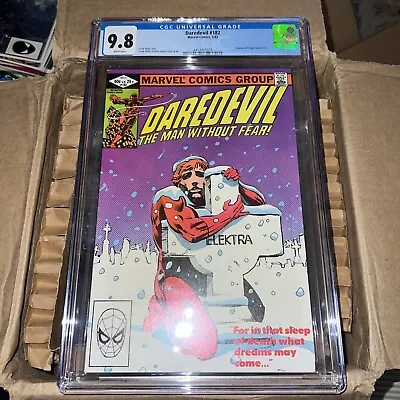 Buy Daredevil #182 CGC NM/M 9.8 White Pages Kingpin! Punisher! Miller/Janson Cover • 93.15£
