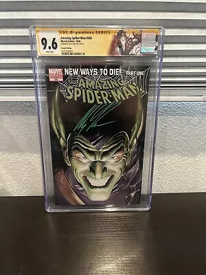 Buy CGC 9.6 SS Amazing Spider-Man #568 Variant Signed Alex Ross  Custom Label • 248.51£