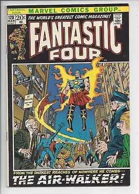 Buy Fantastic Four #120 - F+(7.0) 1972 🚨1st Appearance Of Gabriel The Air-Walker🚨 • 58.25£