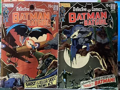 Buy Detective Comics #404+405 Dc 1970 Neal Adams Classic Cvr + 1st League Assassins • 77.65£