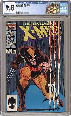 Buy Uncanny X-Men #207D CGC 9.8 1986 3924058007 • 201.92£