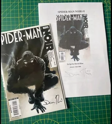 Buy Comic+script - Spider-man Noir #1 1st Appearance • 50,000£