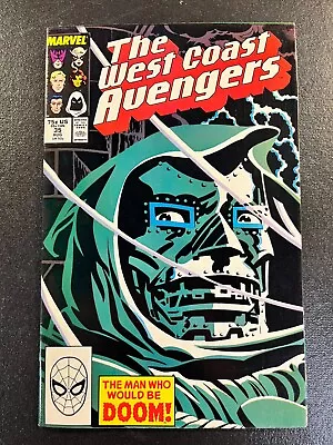 Buy West Coast Avengers 35 DOCTOR DOOM Cover V 2 Moon Knight Tigra 1 Copy Marvel • 7.78£