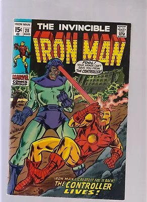 Buy Iron Man #28 - The Controller (7.0) 1970 • 23.28£