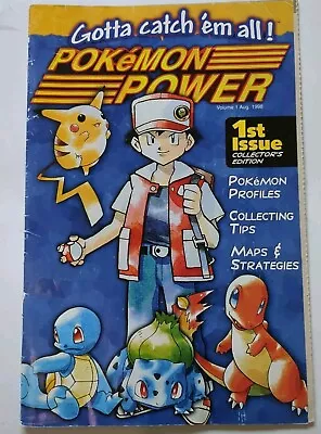 Buy Pokémon Power Magazine 1st Issue Nintendo #1 Comic Book Collector Edition Vol 1 • 69.89£