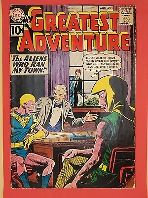 Buy My Greatest Adventure #58 ~ 1961 DC Comics   The Aliens Who Ran My Town   • 17.85£