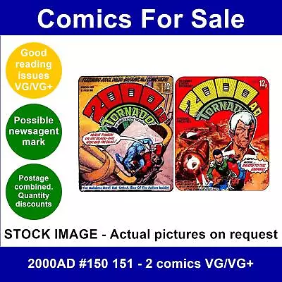 Buy 2000AD #150 151 - 2 Comics VG/VG+ • 40.99£