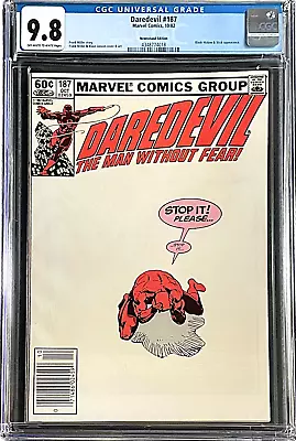 Buy Daredevil 187 CGC 9.8 Off-WH To WH Newsstand • 155.32£