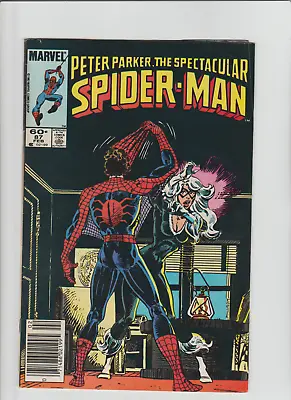 Buy Spectacular Spider-man 1984 #87 Newsstand Id Revealed To Black Cat Origin Retold • 11.26£