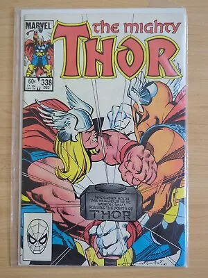 Buy Thor The Mighty #338 Vol 1 Marvel Fn (6.0)   Beta Ray December 1983 • 8.99£