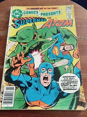 Buy DC Comics Presents #15 Superman & Atom Bronze Age Nov 1979 (VG-) • 2£