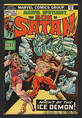 Buy MARVEL SPOTLIGHT ON THE SON OF SATAN - LOT Of 2, #14, #16, 1974, VG/FN CONDITION • 9.32£