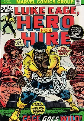 Buy Luke Cage, Hero For Hire #15 1973 VF+ • 23.30£