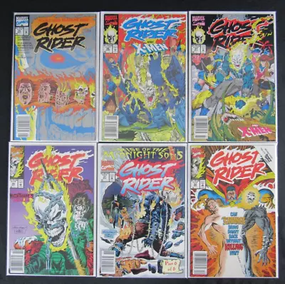 Buy Ghost Rider Vol. 2 (1990) Newsstand Lot #25, 26, 27, 30, 31, 32 NM BR406 • 23.26£