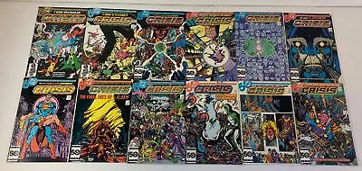 Buy 1985 DC Comics CRISIS ON INFINITE EARTHS #1 2 3 4 5 6 7 8 9 10 11 12 ~ FULL SET • 54.32£