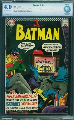 Buy Batman #183 (1966) CBCS 4.0!! 2nd Appearance Of Poison Ivy!! • 70.01£