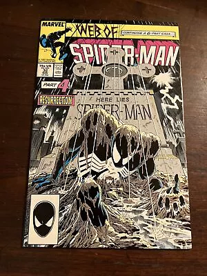 Buy Web Of Spider-Man #32 Kraven's Last Hunt Pt 4 Mike Zeck Marvel 1987 🔥 • 46.60£
