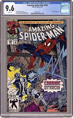 Buy Amazing Spider-Man #359D CGC 9.6 1992 3955700011 • 60.58£