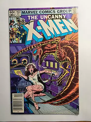 Buy UNCANNY X-MEN 163, 1982 Marvel Comic, Newsstand Variant; Origin Of Binary • 10.11£