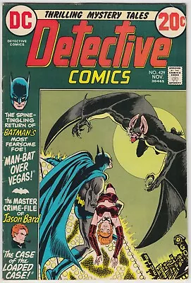Buy Detective Comics #429 Batman Man-Bat Cover And Story Jason Bard DC Comics 1972 • 14.36£