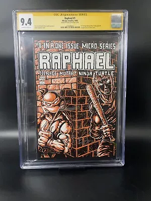 Buy RAPHAEL #1 CGC 9.4 Teenage Mutant Ninja Turtles 🐢 TMNT SS Eastman SIGNED 🔥🔥🔥 • 698.94£