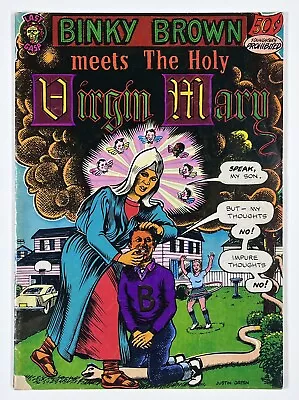 Buy Binky Brown Meets The Holy Virgin Mary #1 - 1972 - 2nd/3rd Print - Last Gasp • 23.30£