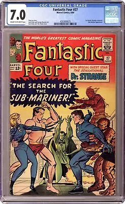 Buy Fantastic Four #27 CGC 7.0 1964 4263689025 • 338.43£