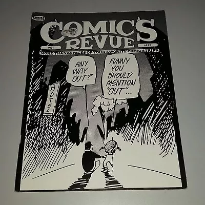 Buy Comics Revue #61 1990 Batman Spiderman Phantom Modesty Blaise Us Magazine • 8.99£