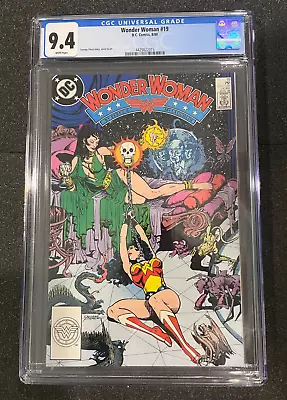 Buy Wonder Woman #19, 1988, CGC 9.4 White Pages, Circe Cover • 54.35£