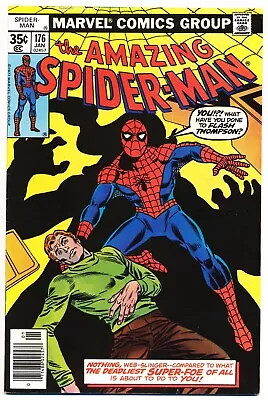 Buy AMAZING SPIDER-MAN #176 F/VF, Green Goblin, Marvel Comics 1978 Stock Image • 11.65£