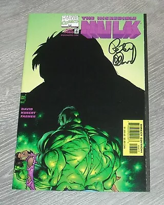 Buy INCREDIBLE HULK # 466 MARVEL COMICS July 1998 HAND SIGNED On COVER PETER DAVID • 7.76£