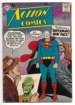 Buy Action Comics #239 1958 Vg - Early Silver Age, Superman's New Face, Kryptonite • 93.15£