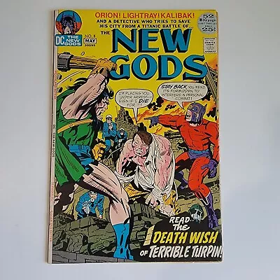 Buy New Gods #8 DC Comics 1972  The Death Wish Of Terrible Turpin!  Jack Kirby Art • 16.31£