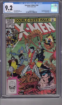 Buy Uncanny X- Men #166 (1983) 9.2 CGC W/P ' 1st App...LOCKHEED' • 46.60£