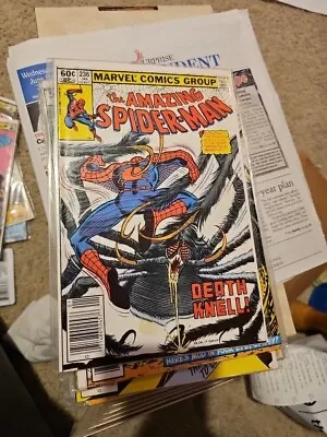 Buy Amazing Spider-Man #236 VF- NEWSSTAND KEY!! DEATH OF TARARULA 1983 Marvel Comics • 4.66£