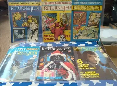 Buy 6 X Marvel Star Wars. Return Of The Jedi Comics. Vintage Bundle. 1983-85.  • 12£