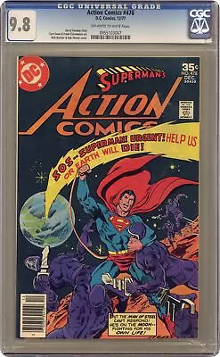 Buy Action Comics #478 CGC 9.8 1977 0955103007 • 174.74£