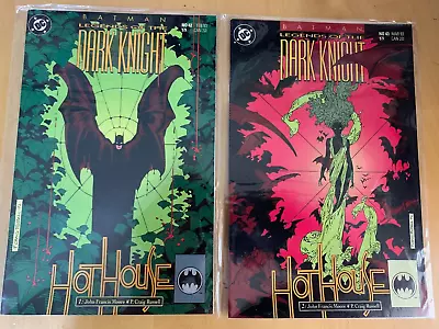 Buy BATMAN : LEGENDS Of DARK KNIGHT # 42,43 HOTHOUSE, Complete 2 Issue DC 1993 Story • 6.99£