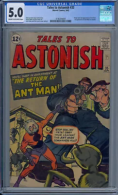 Buy Tales To Astonish #35 Cgc 5.0 1st Ant Man In Costume • 838.74£