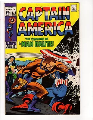 Buy Captain America #121 - 1969 (THIS BOOK HAS MINOR RESTORATION SEE DESCRIPTION • 16.40£