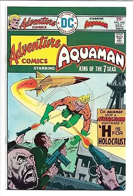 Buy ADVENTURE COMICS 442, 1975 DC, Aquaman, Jim Aparo, 8.0 VF • 7.76£