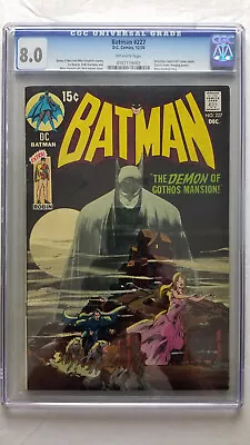 Buy Batman #227 CGC 8.0 VF      Detective #31 Homage Neal Adams • 1,397.90£