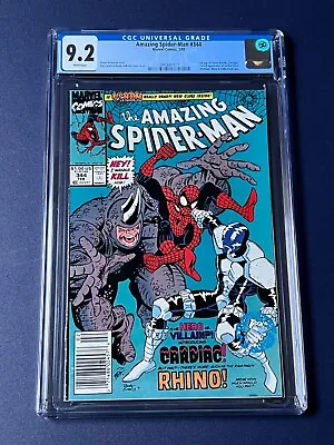 Buy Amazing Spider-Man #344 CGC 9.2 NM- Newsstand 1st Cletus Kasady 1991 Carnage • 54.35£